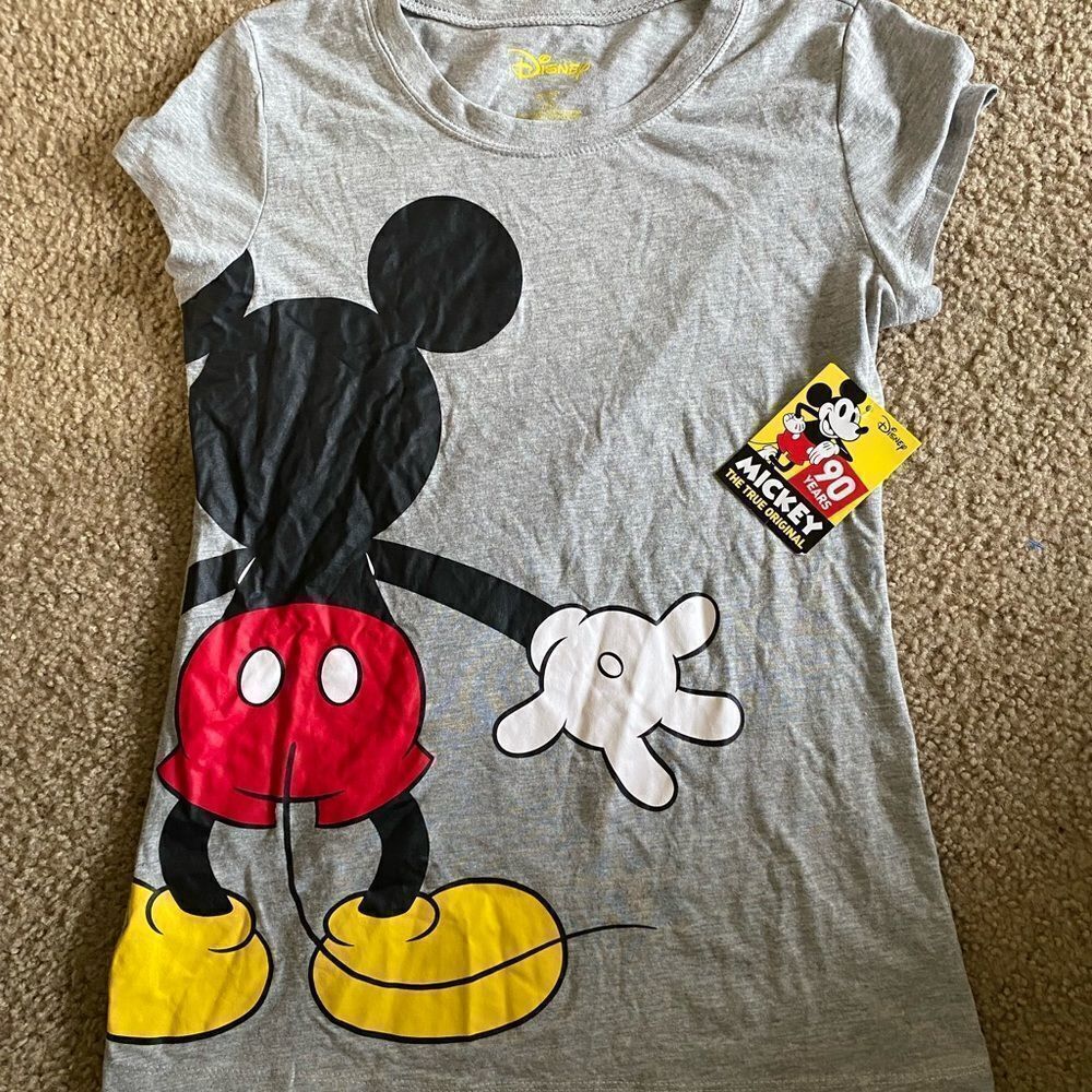 Juniors Disney Mickey Mouse Tshirt NWT